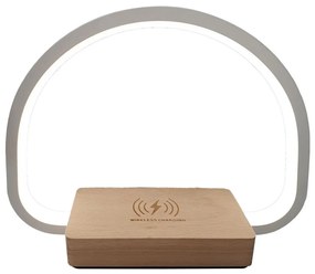 LED Stolná lampa s bezdrôtovým nabíjaním LED/10W/5V 3000-7000K