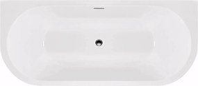 Rea Capri, voľnestojaca akrylová vaňa 170x75 cm, biela, REA-W9801