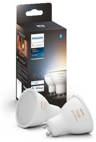 PHILIPS HUE Múdra LED stmievateľná žiarovka HUE, GU10, 5W, 350lm, teplá biela-studená biela, 2ks