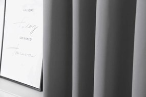 Svetlosivý záves OXFORD 140x270 cm Zavesenie: Riasiaca páska