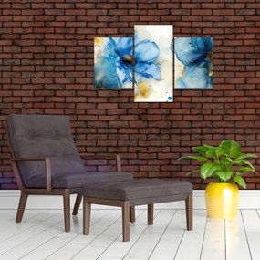 Obraz - Kvetinová, atramentová maľba (90x60 cm)