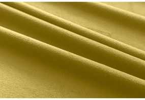 Zatemňovacia záclona VELVET 140x270 cm, horčicová Zavesenie: Riasiaca páska