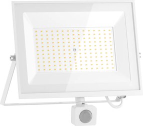 Mexen Luxpro+ LED reflektor s pohybovým senzorom, 100W, studená - 6500K, 11000 lm, biela - L236-100-65-20