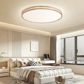 Brilagi - stlmiteľné LED svietidlo MOLINA 128W/230V 3000-6000K, dub, priemer 100 cm +DO