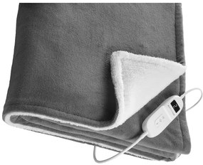 Concept DV7420 - Elektrická vyhrievacia deka 160W/230V 180x130 cm šedá/biela
