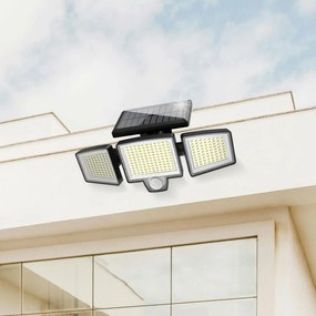 Bluegarden Bluegarden, LED solárna lampa so senzorom pohybu 7W 6500K P60262, OGR-08398