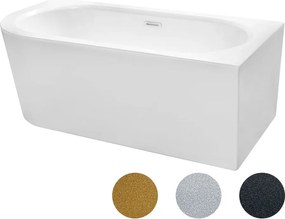 Besco Akrylátová voľne stojaca vaňa Avita A-Line Glam Z CC/SP 150x75 (160x75, 170x75), s prepadom BESCO-Typ výpuste: Alcaplast Click-Clack so štrbino…