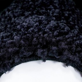 Ayyildiz, Kusový koberec Life Shaggy 1503 navy, 80x250, modrá, obývacia izba