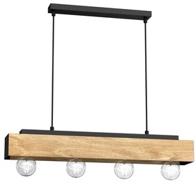 Luster na lanku MILUZA 4xE27/15W/230V