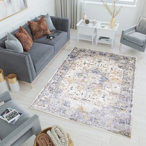 TA Koberec G534M BIELA/TMAVOMODRÁ ASTHANE