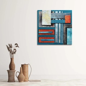 Gario Obraz na plátne Kompozícia s modrou Rozmery: 30 x 30 cm