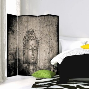 Ozdobný paraván Buddha Zen Spa - 180x170 cm, päťdielny, obojstranný paraván 360°