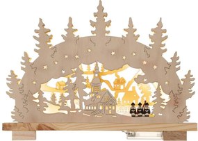 Nexos 86211 Vianočný svetelný oblúk - 10 LED, teplá biela, na batérie