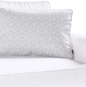 Gabika so šnúrkou, obliečka 60x40cm farba produktu sivá látka zapletaná, vzorované