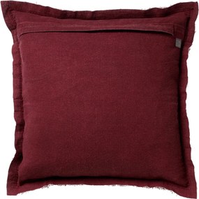 Dekoračný poťah na vankúš BURTO MERLOT 45x45 cm, vínový