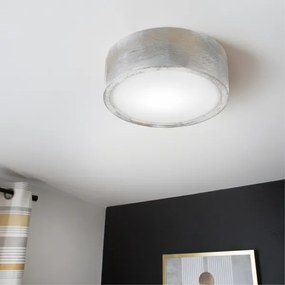 Brilagi - Stropné svietidlo PINO 1xE27/15W/230V borovica/strieborná pr. 27,5 cm