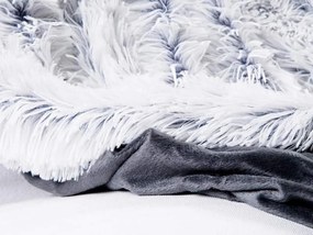 Dreamy Linens Mikroplyšová deka, tmavo sivá