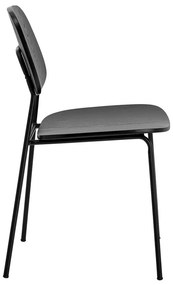 Čierna jedálenská stolička Monza - Bloomingville