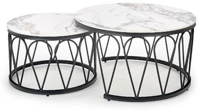 Konferenčný stolík Formosa biely mramor