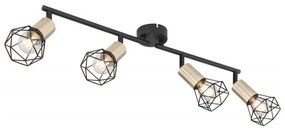 Globo 54802S-4AB - Bodové svietidlo XARA 4xE14/40W/230V