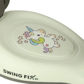 KIK LED gravitačné vozítko Swing FIX S1 s rukoväťou, sivé