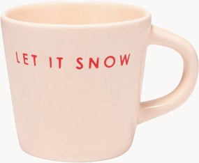 Ručne fúkaný hrnček na espresso Let It Snow