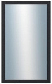 DANTIK - Zrkadlo v rámu, rozmer s rámom 60x100 cm z lišty 4020 čierna (2769)