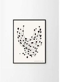 Plagát 30x40 cm Dancing Dots – Leise Dich Abrahamsen – The Poster Club