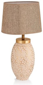 Stolná lampa 1xE27/40W/230V béžová/zlatá
