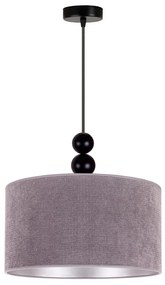 Duolla - Luster na lanku LYON 1xE27/15W/230V pr. 40 cm šedá