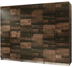 Skriňa X3 Gold 2d Dub Sonoma/Old Style