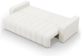 Trojmiestna rozkladacia sedačka ABRIELLE krémová