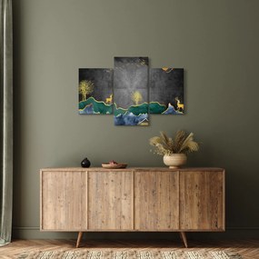 Obraz - Horská scenéria (90x60 cm)