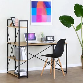 Autronic BONTEC Pracovný stôl 120x60cm, mdf, hnedá, GD-520 OAK Farba: Hnedá