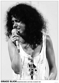 Plagát, Obraz - Grace Slick - Woodstock 1969, (59.4 x 84.1 cm)