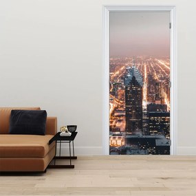 Fototapeta na dvere - Metropola (95x205cm)