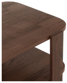 Hnedý konferenčný stolík z eukalyptového dreva 55x109 cm Bellwood - Umbra