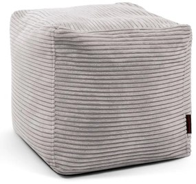 Svetlosivý menčestrový sedací vak Up! MooG – SLOWDOWN