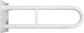 Bemeta Design HELP: Madlo, 600 mm, v tvare U, sklopné, bez krytky, biela - 301102074