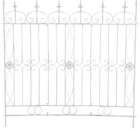 Mriežka na popínavé rastliny Mangold - 115 x 125 cm - Biela antik