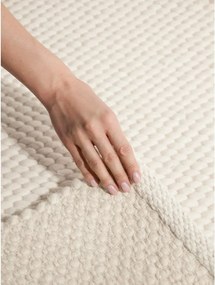 Krémový ručne tkaný vlnený koberec 140x200 cm Lyon Beans – Elle Decoration