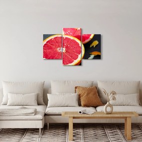 Obraz rozkrojených grapefruitov (90x60 cm)