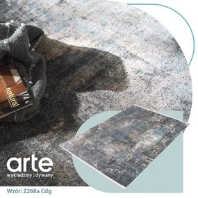 Koberec Split Z268A krémový / tmavosivý