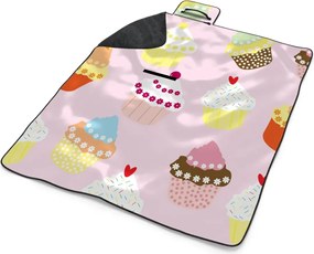 Sablio Plážová deka Muffiny: 200x140 cm