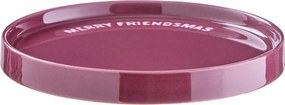 GOOD VIBES Tanier "Merry Friendsmas" 15 cm - bordó