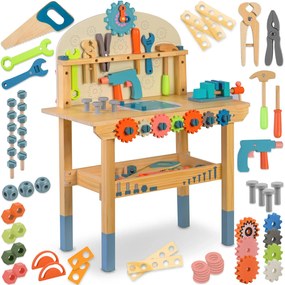 Detská drevená dielňa s náradím RK-876 | Ricokids