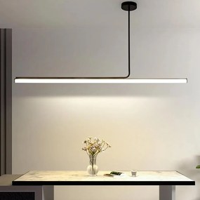 Toolight Toolight, LED stropné svietidlo 120cm, 14W, APP1659-CP, čierna, OSW-06990