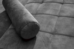 Rozkladacia pohovka Couture sivý mikrovelúr