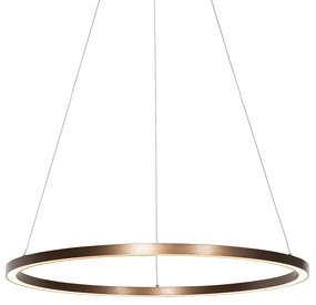 Závesné svietidlo bronzové 80 cm vrátane LED s 3-stupňovým stmievaním - Girello