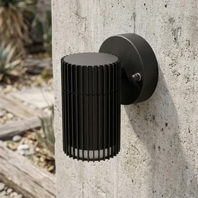 Vonkajšie nástenné bodové svietidlo LANTHEA 1xGU10/11W/230V IP44 čierna